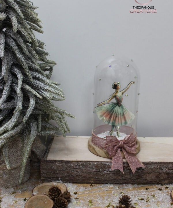 Θόλος με μπαλαρίνα και διακοσμητικά swarovski