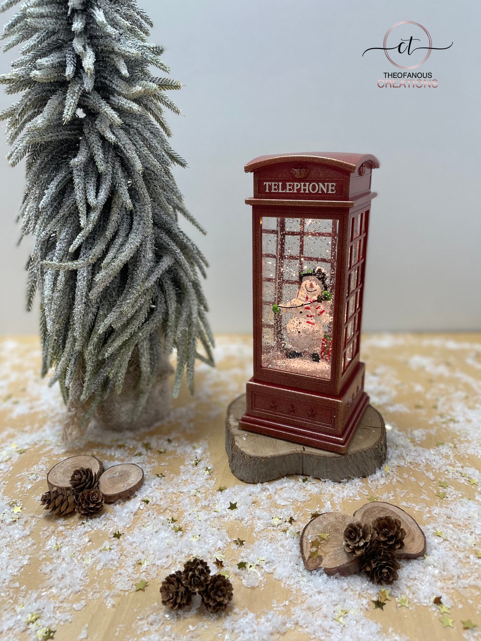 Φωτιζόμενο γιορτινό διακοσμητικό με μουσική