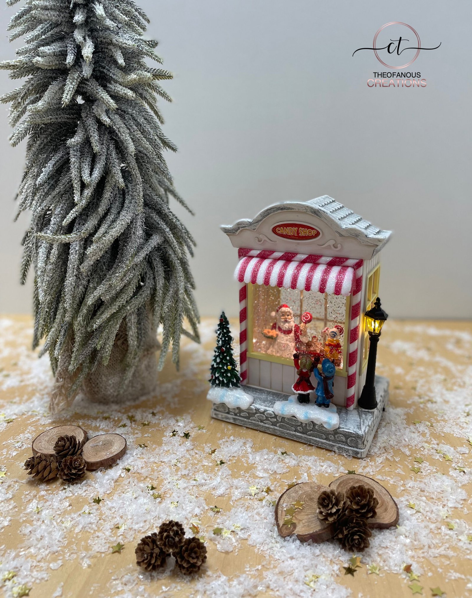 Φωτιζόμενο γιορτινό διακοσμητικό με μουσική