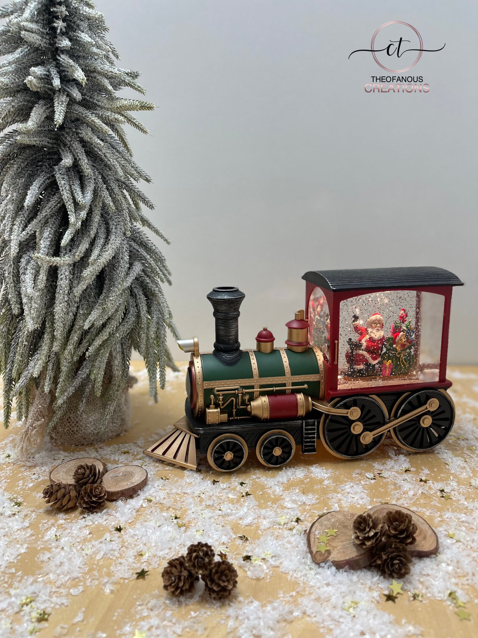 Φωτιζόμενο γιορτινό διακοσμητικό με μουσική