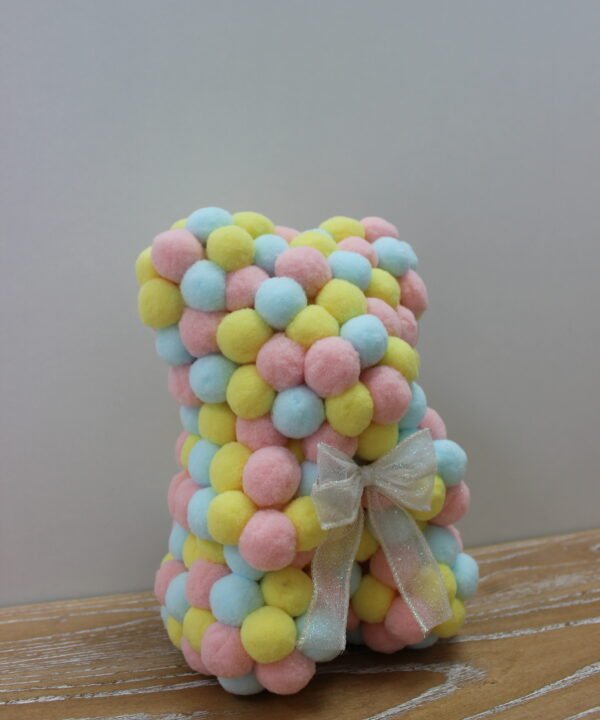 Pom-Pom Teddy Bear – Χειροποίητο Αρκουδάκι