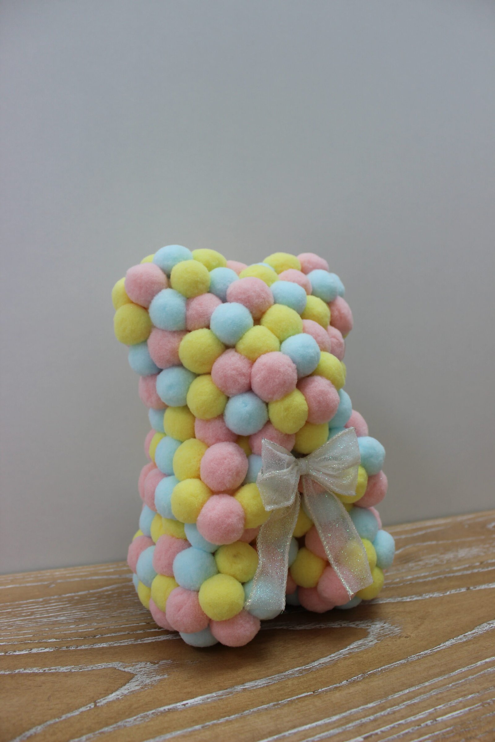 Pom-Pom Teddy Bear – Χειροποίητο Αρκουδάκι