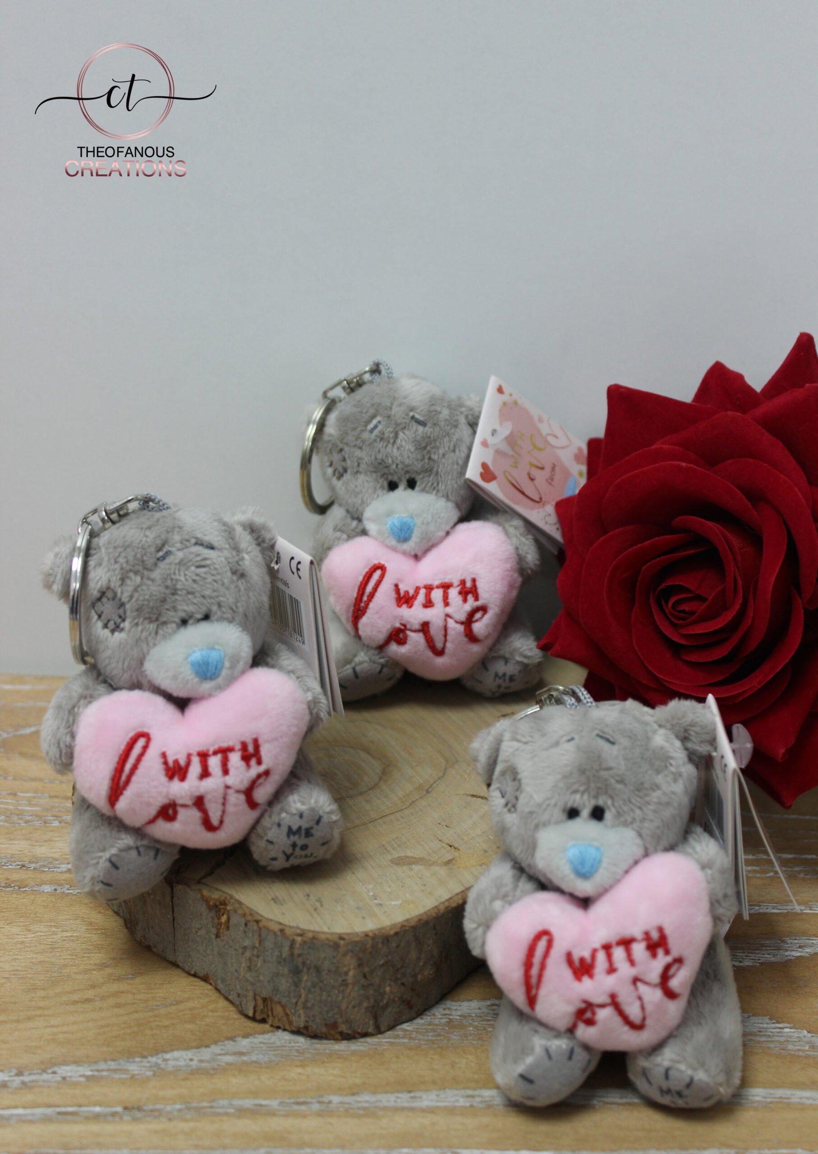 Tatty Teddy – With Love Μπρελόκ