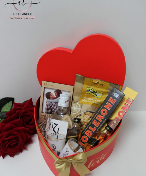 Personalized Zivania & Wooden Magnet Heart Box