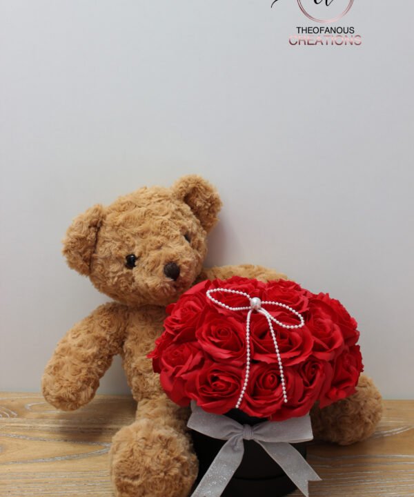 Romantic Teddy & Roses