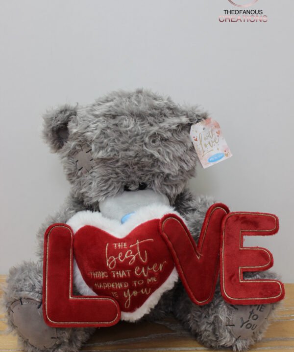 Me to You Tatty Teddy 27cm Large Bear With 'Love' Banner