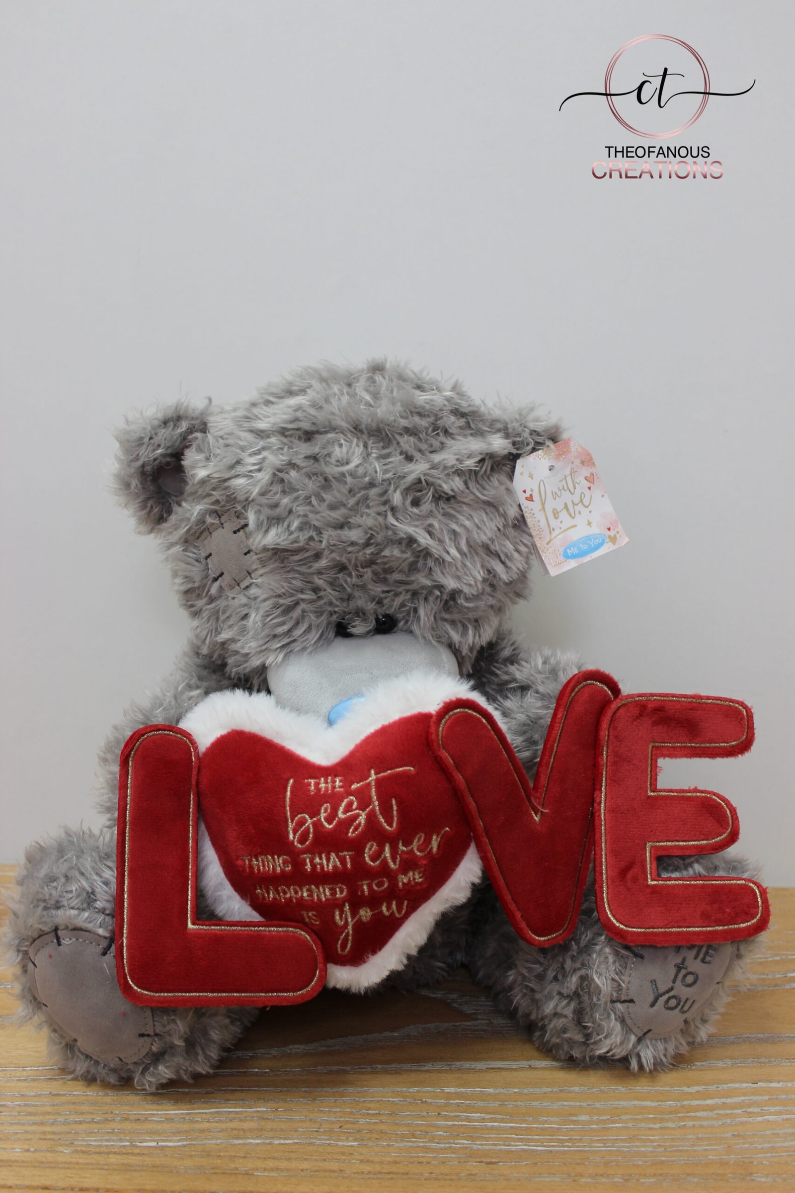 Me to You Tatty Teddy 27cm Large Bear With 'Love' Banner