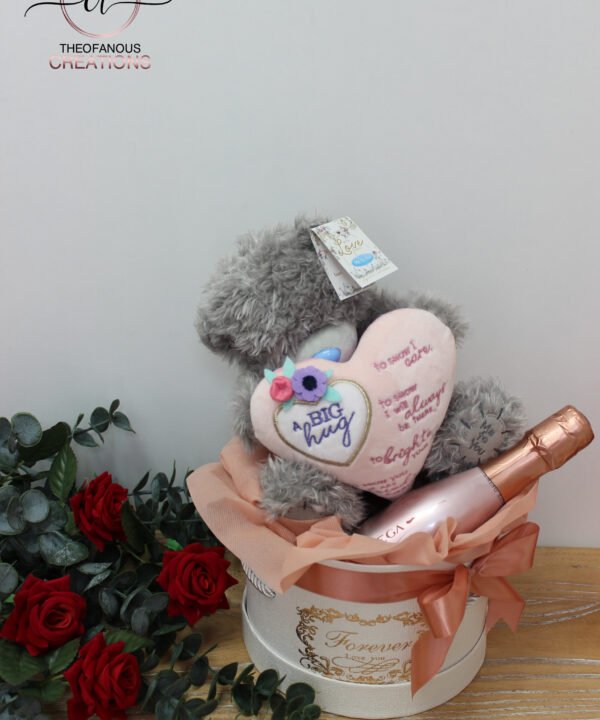 Τeddy & Prosecco Romantic Gift Box