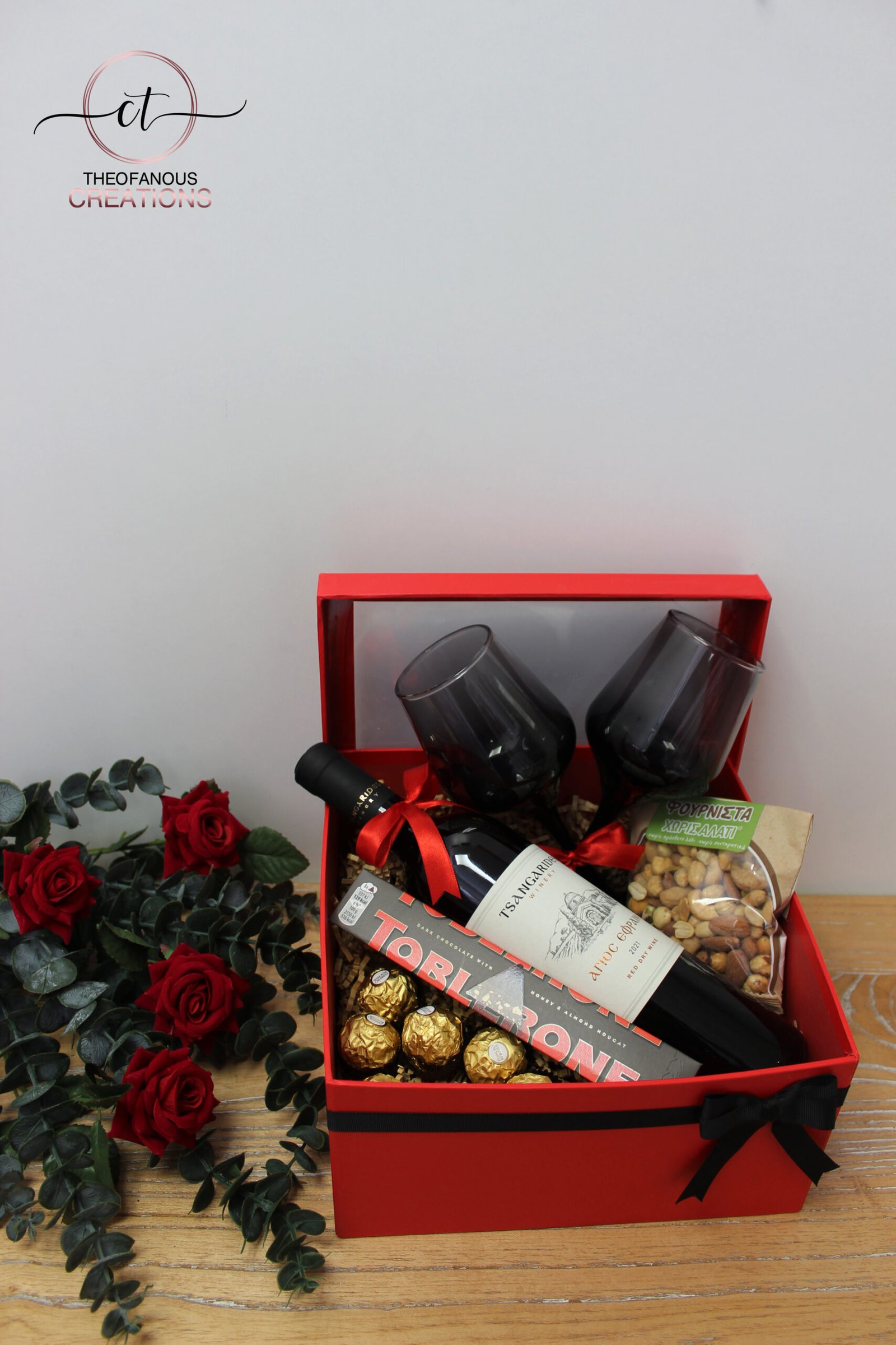 Wine & Chocolate Couple Gift Box