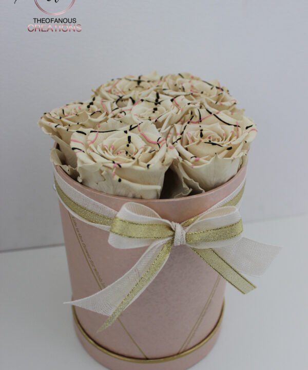 Cream Roses Luxury Flower Box