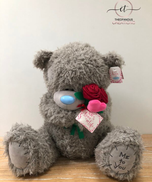Tatty Teddy With Red Rose