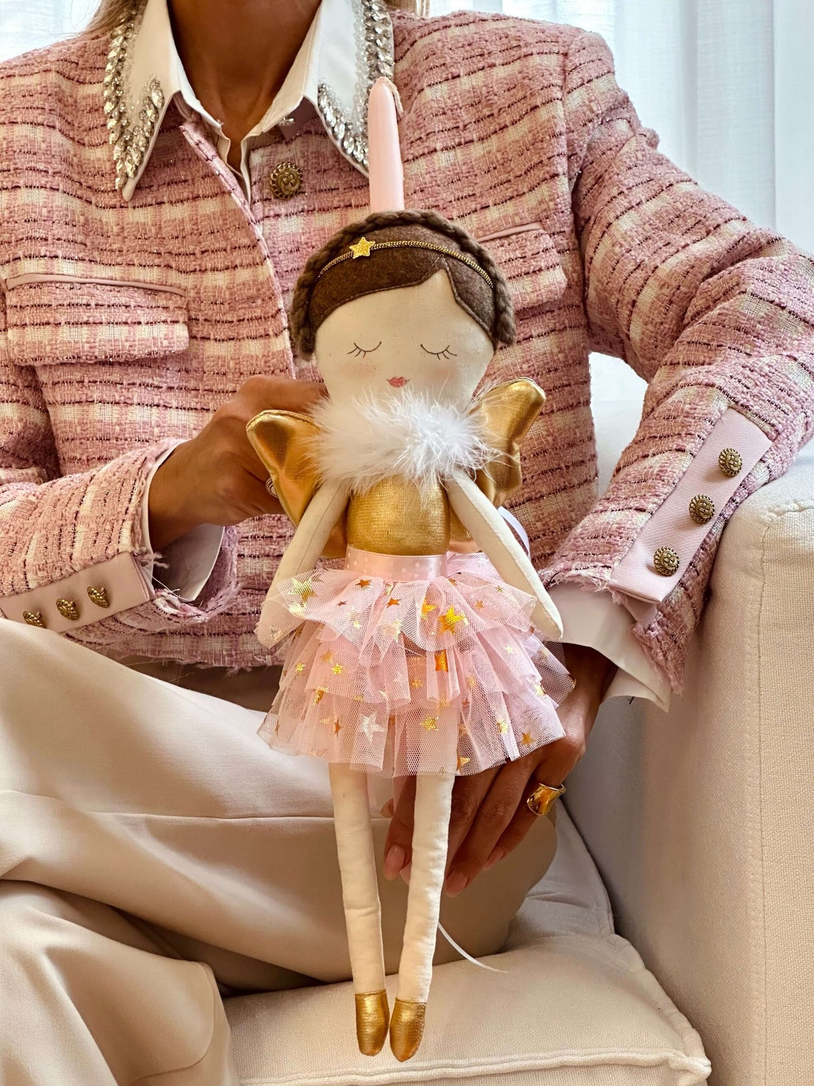 Πασχαλινή λαμπάδα Lala Doll Λούνα, η φεγγαρένια