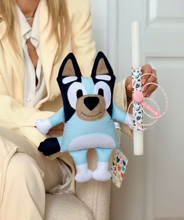 Lalakooki Easter Πασχαλινή λαμπάδα Lala Doll Bluey