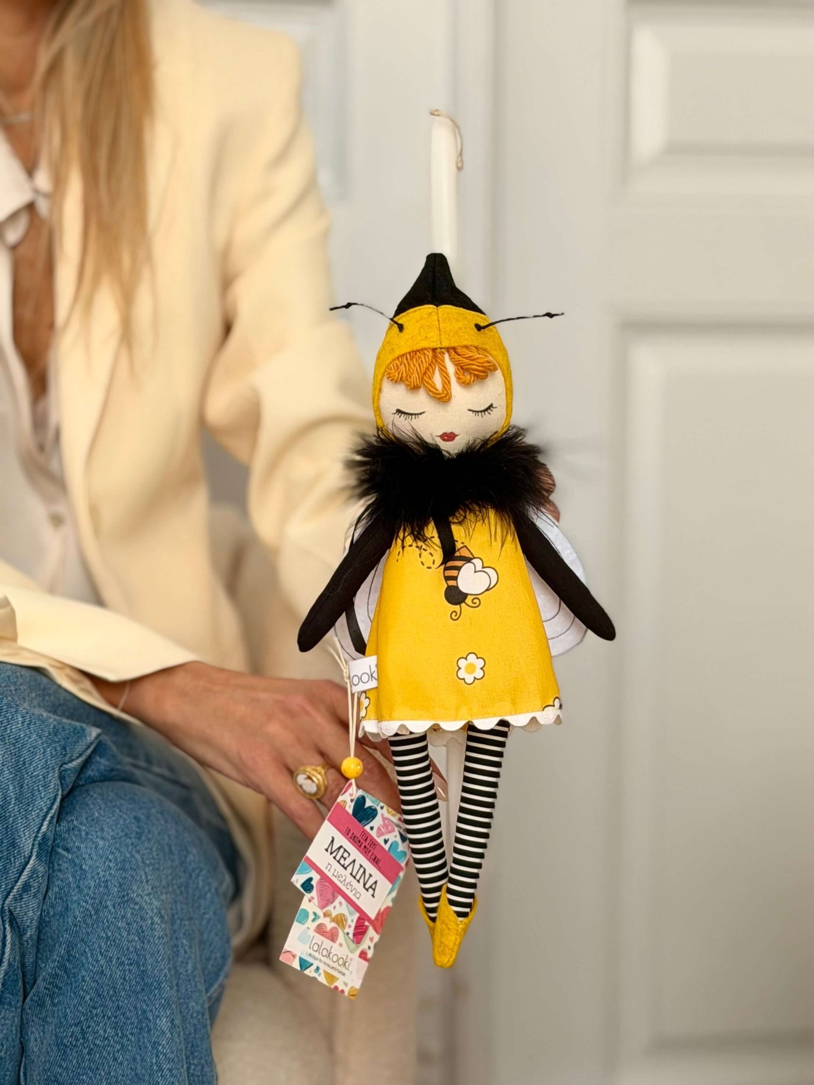 Πασχαλινή λαμπάδα Lala Doll Μελίνα η μελένια