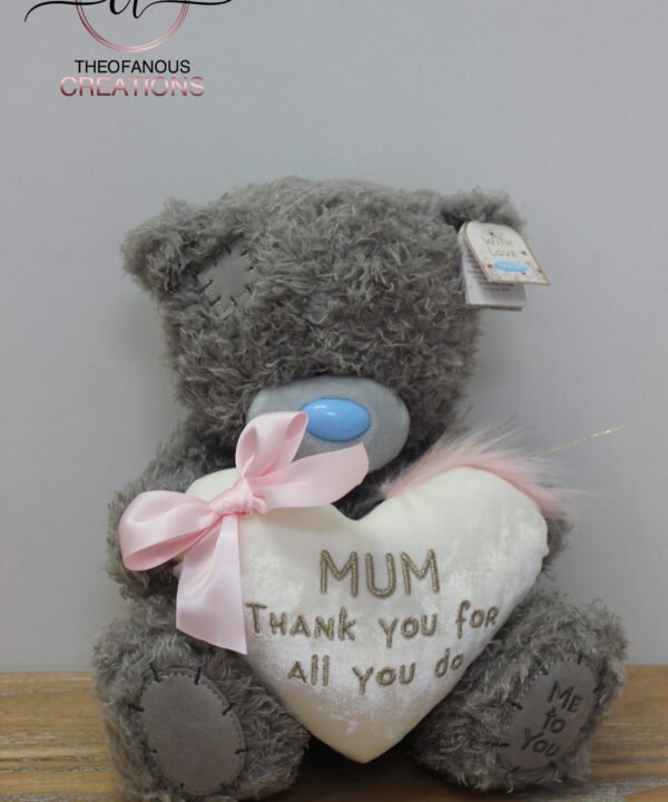 Tρυφερό αρκουδάκι Metoyou "Mum"